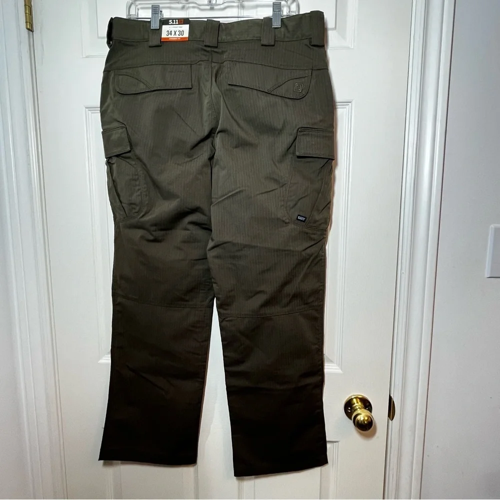 NWT 5.11 Tactical Men's Stryke Cargo Pants - Dark Tundra Green Size 34/30